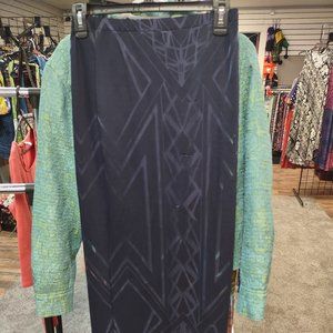 Dark blue maxi skirt from TJ Collections, size XS